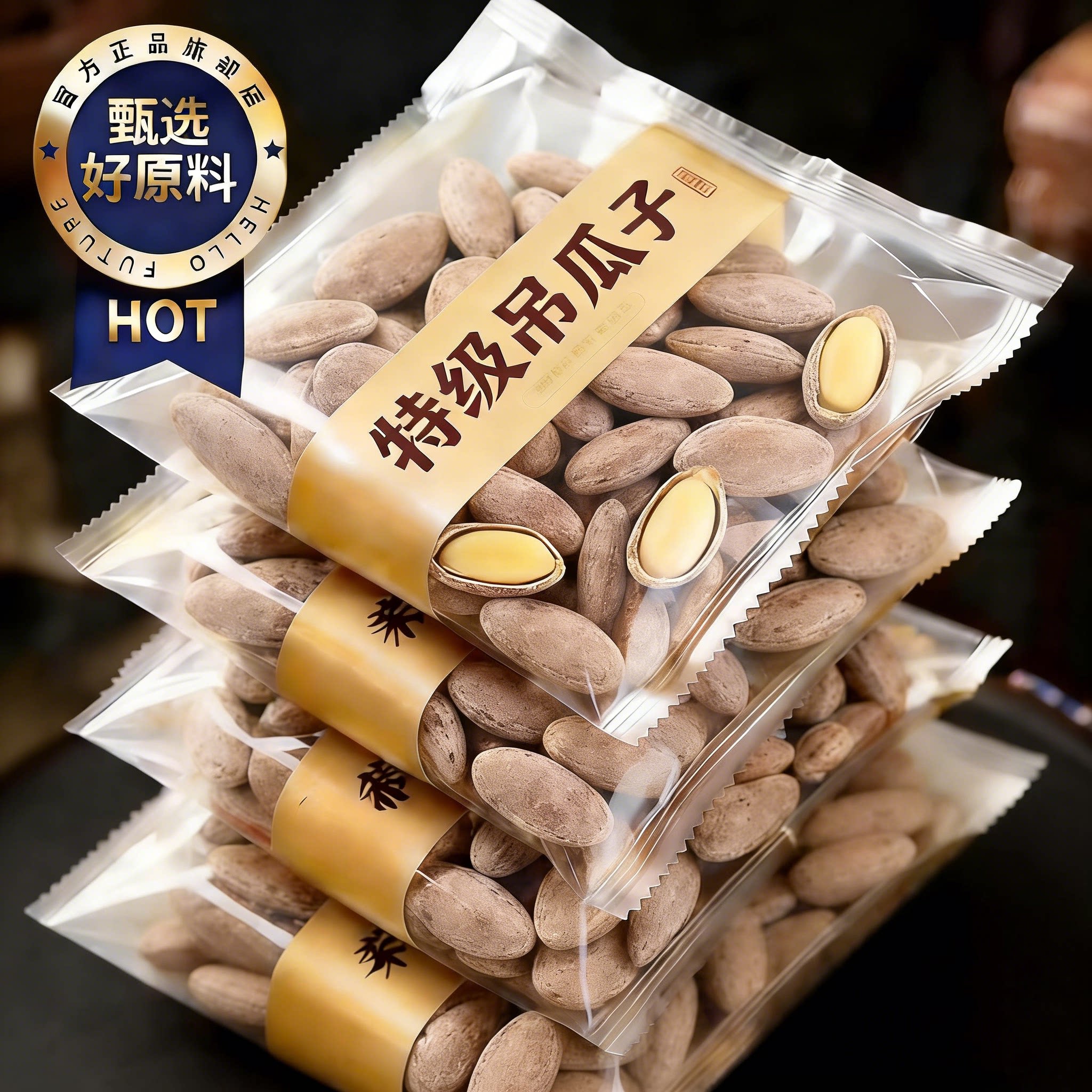 特级吊瓜子官方旗舰店2025新货大颗粒奶油椒盐原味零食炒货年货