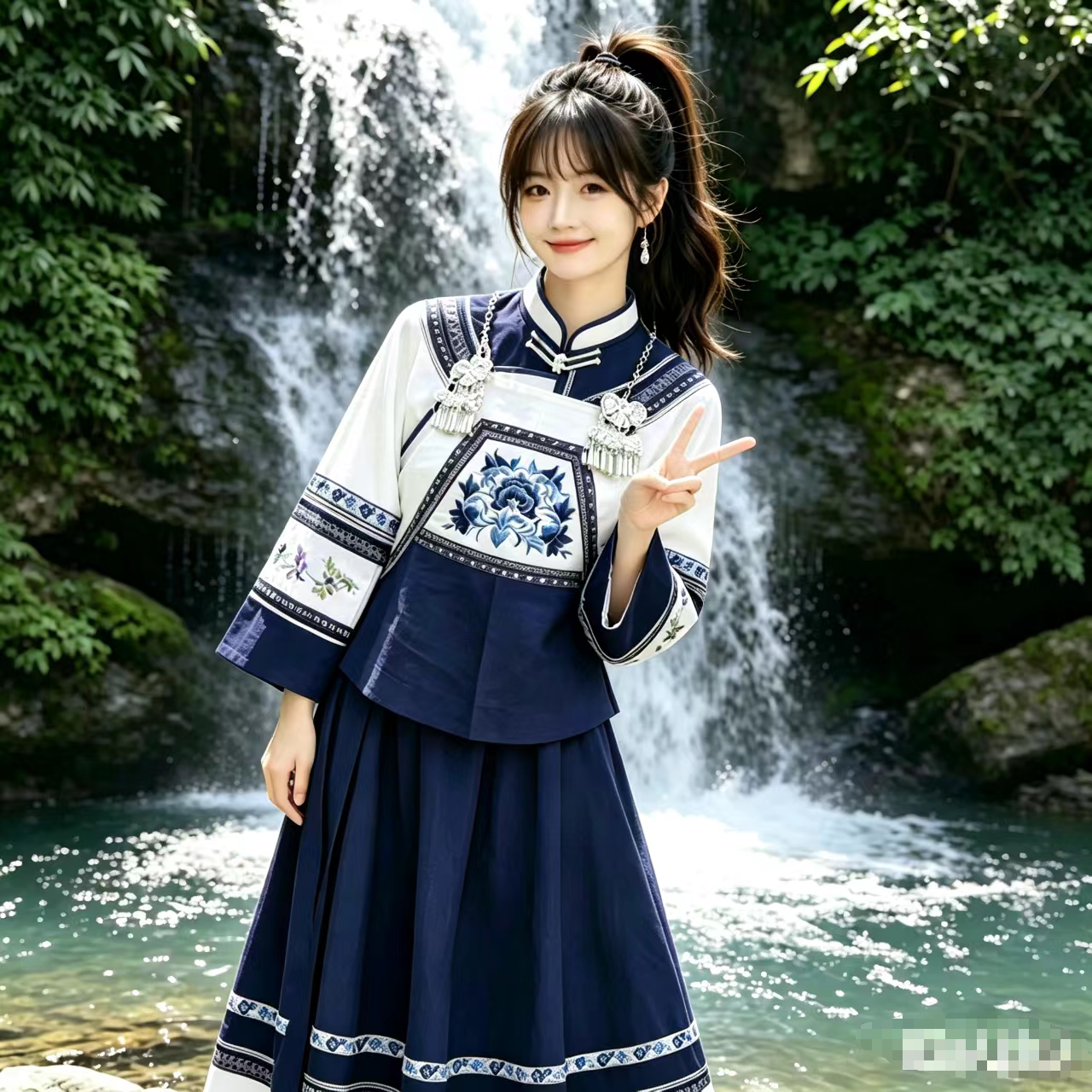 布依族贵州服装少数民族民族服饰民族服装/舞台装