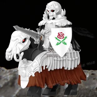适用乐高剑风系列骷髅骑士烙印战士拼装积木人仔格斯蚀之刻神之手