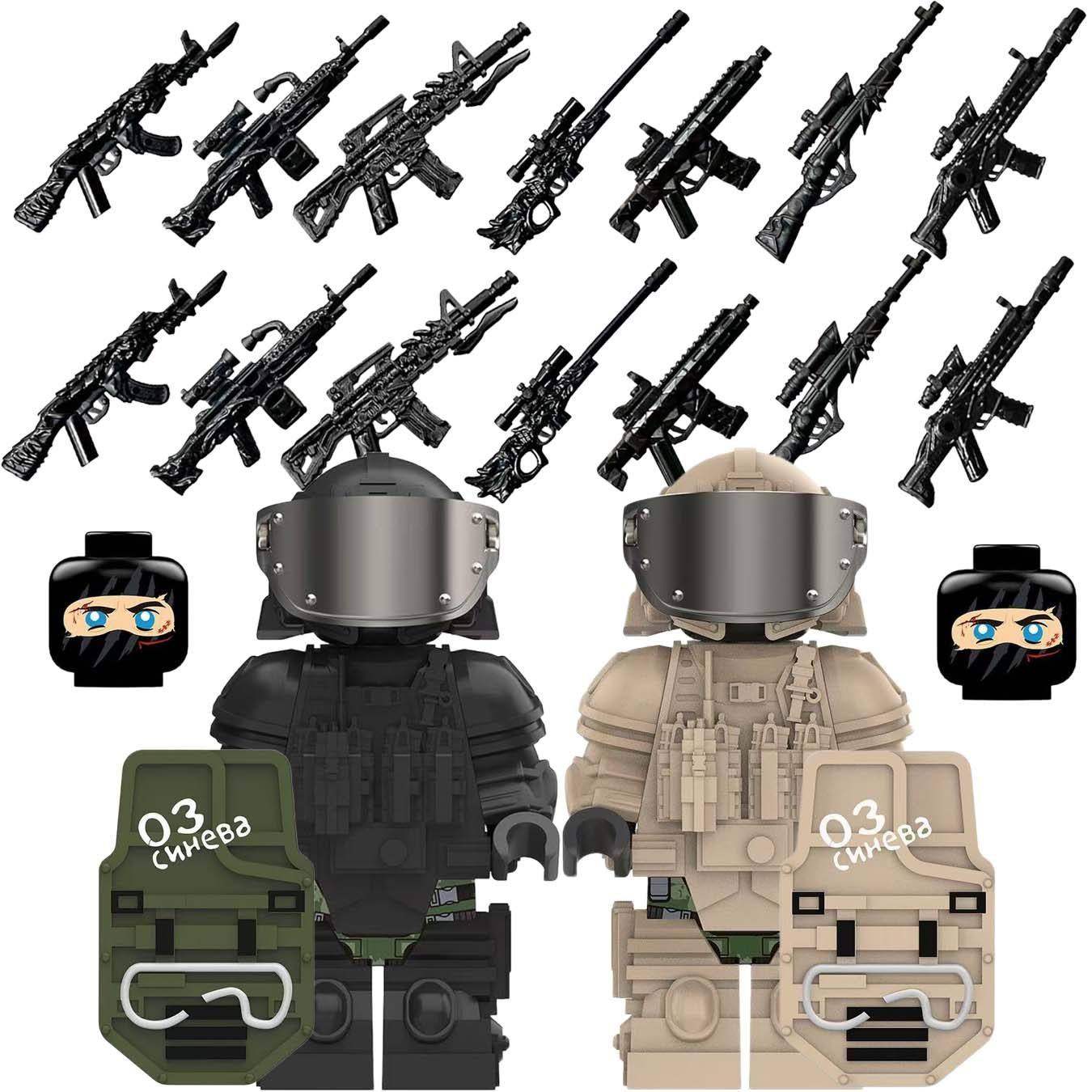 适用乐高三角洲现代特种士兵军事积木人仔玩具武器枪盾牌配件手办,玩具/童车/益智/积木/模型,积木人,淘宝优惠券,粉丝福利购,淘宝优惠卷