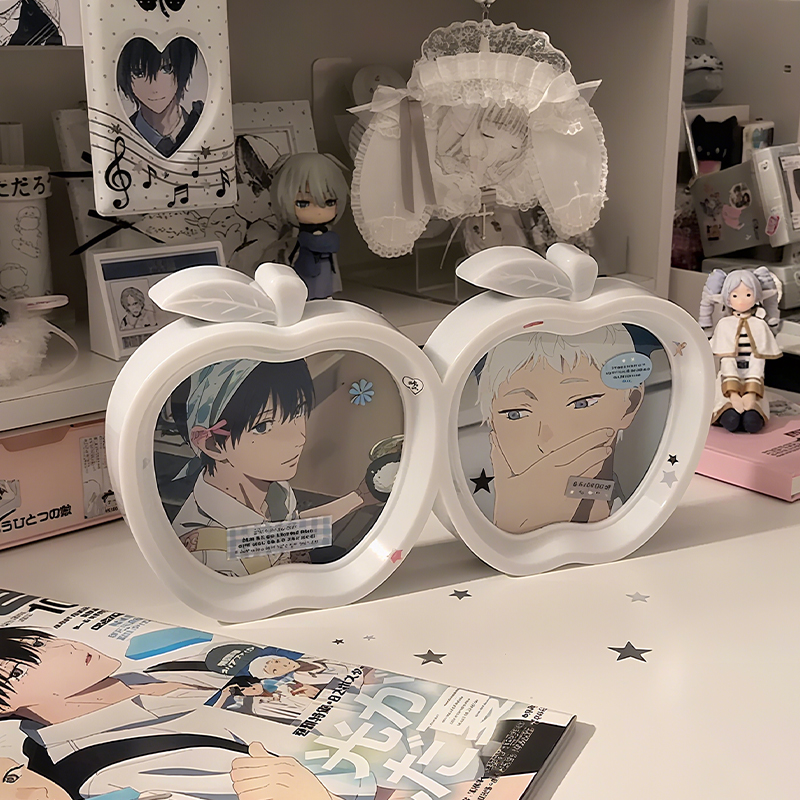 可爱苹果相框摆台,太适合谷美了