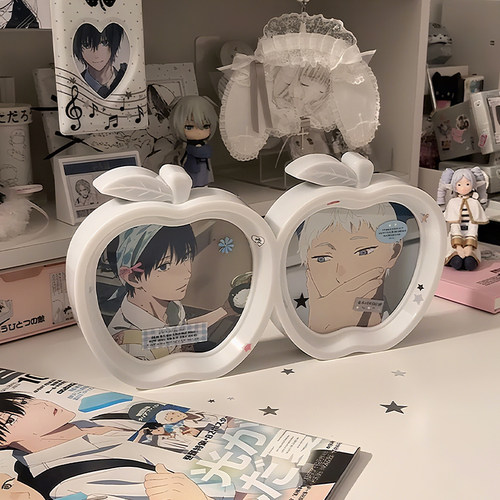 可爱苹果相框摆台，太适合谷美了