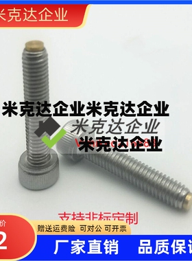 （TDB16-M8）不锈钢内六角镶铜止动螺栓 缓冲螺丝CBCPS8-20