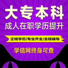 中专大专本科 成人自考学历提升网络培训 高起专专升本学信网教育