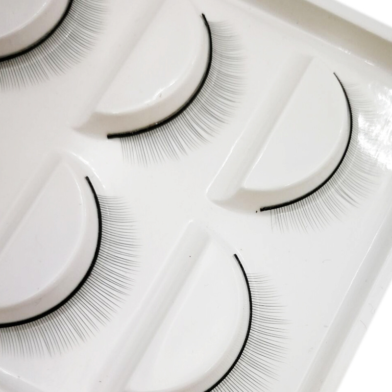 五对装练习假睫毛头模练习用眼睫毛白盒圆弧货源充足