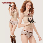 乖辣风豹 小甜崽 KT女生纯棉内裤 女士透气豹纹三角裤 2026新款