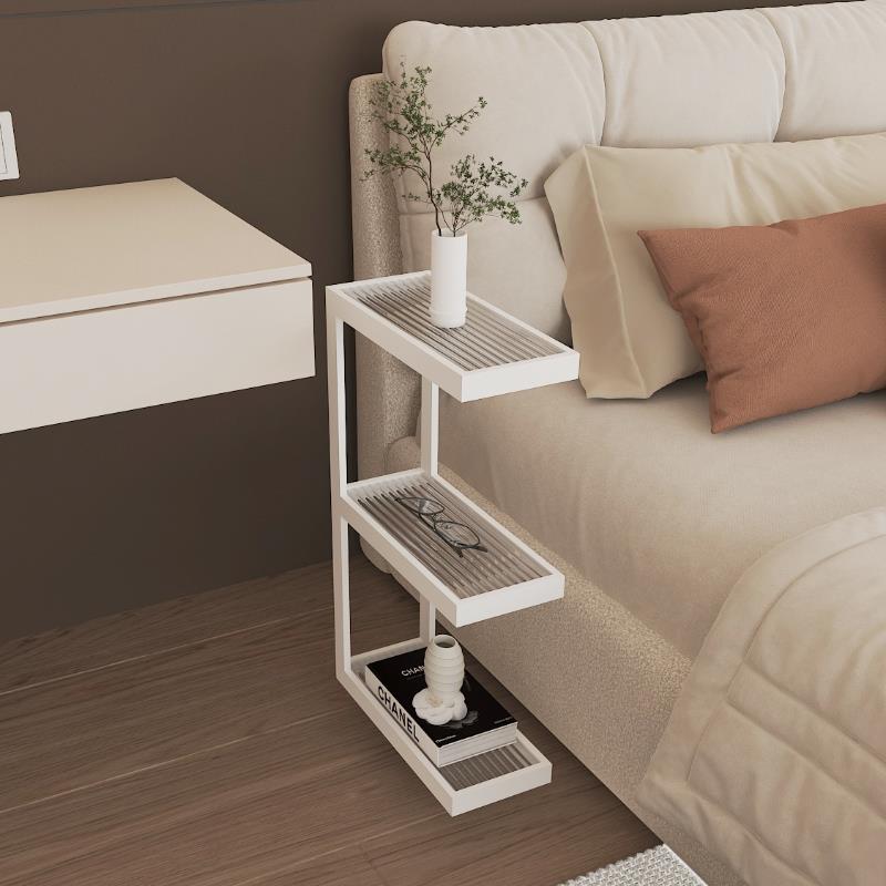 夹缝床头柜简约现代置物架小型卧室收纳柜超极窄15CM边柜简易家用