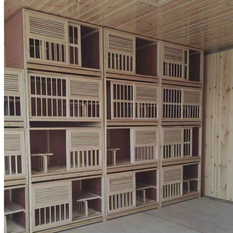 欧式配对笼 实木鸽子笼 鸽子巢箱 鸽子繁殖箱鸽子巢箱组合