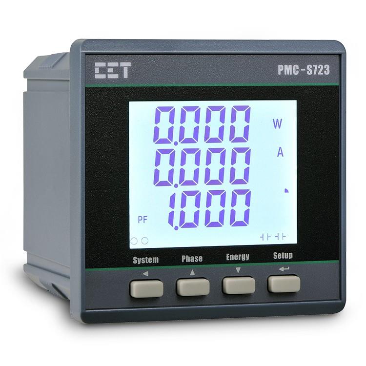 中电技术PMC-S723三相四线电表数显多功能网络仪表0.5S高精度计量