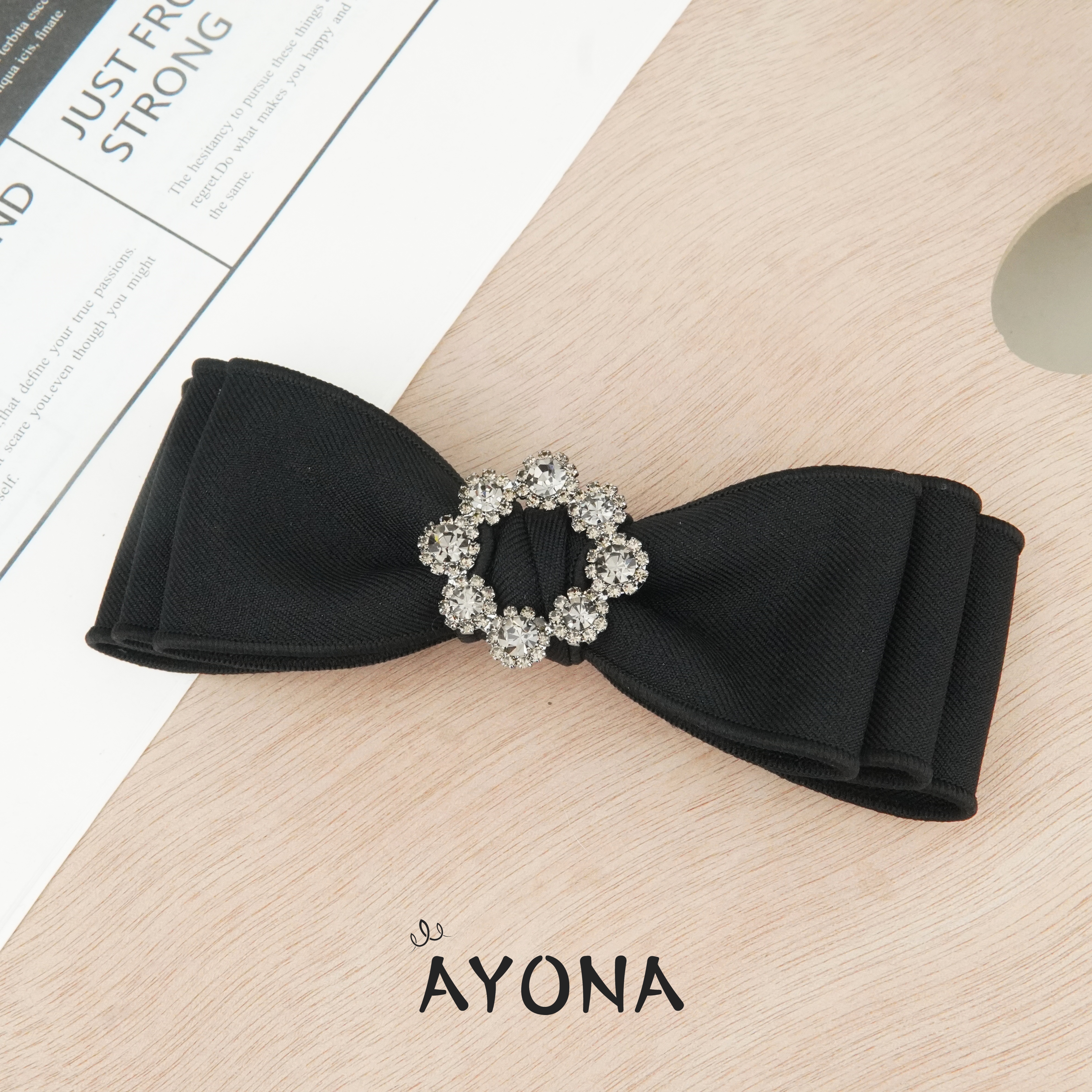 【TH141】少女风韩版三层蝴蝶结休闲风百度发夹百搭轻奢发饰手工