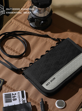 OCEGEAR斜挎护照夹RFID防盗旅行证件包passport holder银包airtag