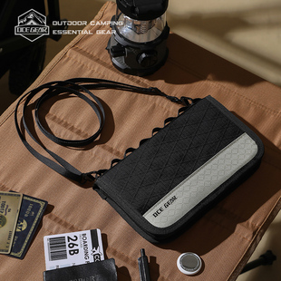 OCEGEAR斜挎护照夹RFID防盗旅行证件包passport holder银包airtag