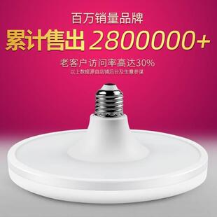 超亮LED照明灯泡车间用飞碟灯螺纹口节能灯厂房高亮度LED飞蝶灯