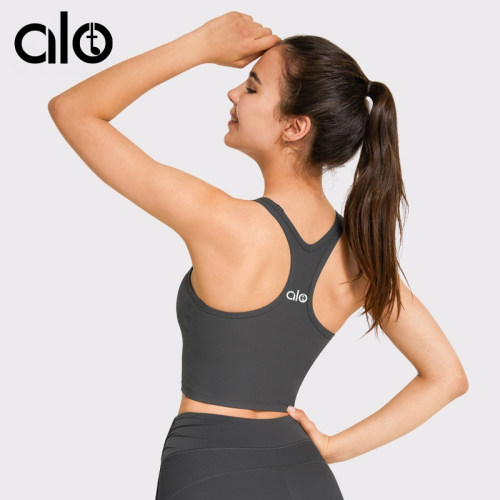 ALOIDE瑜伽内衣美背螺纹运动背心