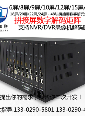 4/8/16路高清网络摄像机视频解码器DC5504/5506/5510-E-DT