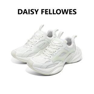 百搭男女同款 黛西法罗魔碟系列增高夜光白时尚 上市 老爹鞋 新品