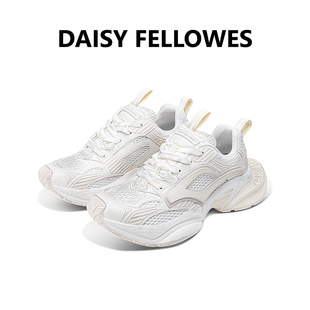 百搭男女同款 黛西法罗魔碟系列增高白色时尚 上市 老爹鞋 新品