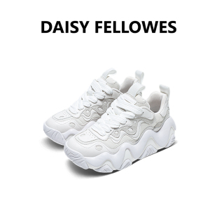 【张小婉于文文同款】黛西法罗蛋糕鞋时尚增高厚底老爹鞋男女同款