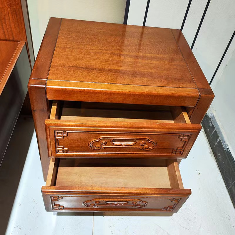 花梨木全实木大床中式红木床菠萝A格木仿古床明清古典双人主卧婚