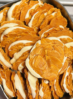 咸甜酥脆，一定要试试~恰咩扁桃仁夹心酥 杏仁牛扎饼干酥网红零食