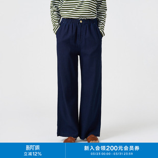 K0251PA29 靛蓝休闲小个子百搭宽松直筒牛仔裤 klee klee25春夏女装