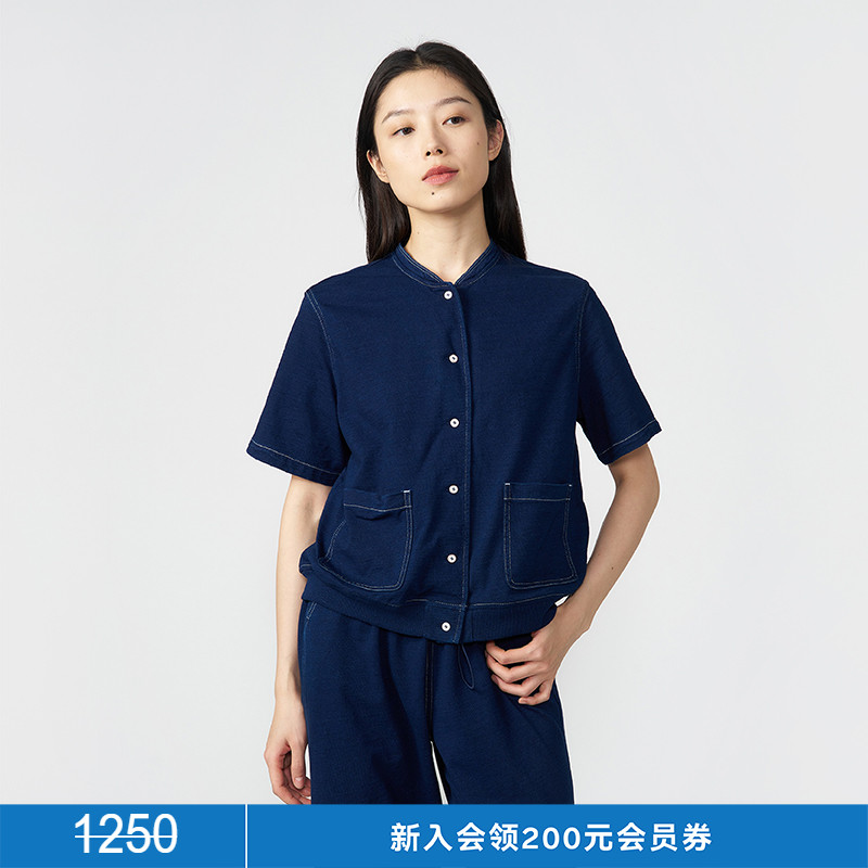 kleeklee百搭针织短袖开衫