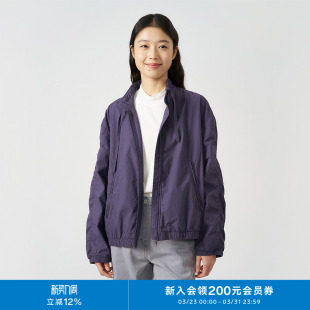 klee 环保棉开春薄棉布抽皱立领休闲外套K0251JA03 klee25春女装