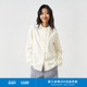 环保棉条绒单穿内搭小V领白衬衫 klee 25春女装 K0251BL05