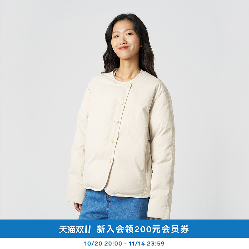 kleeklee回收尼龙羽绒短外套