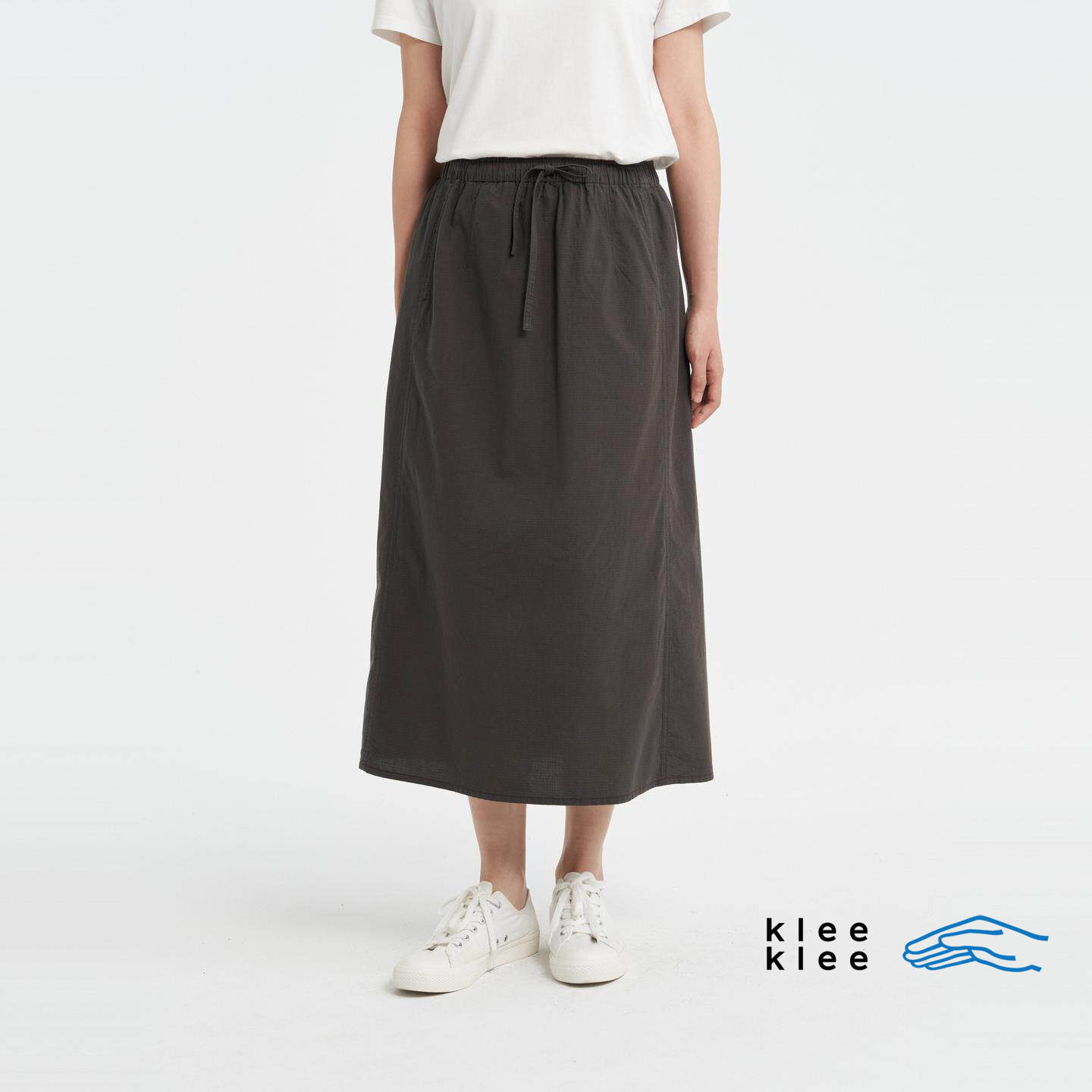 kleeklee女士环保棉小格子A型半裙