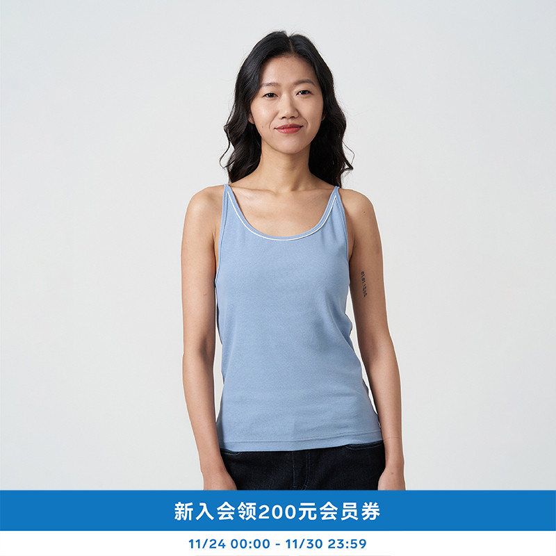 kleeklee春季女士环保棉吊带