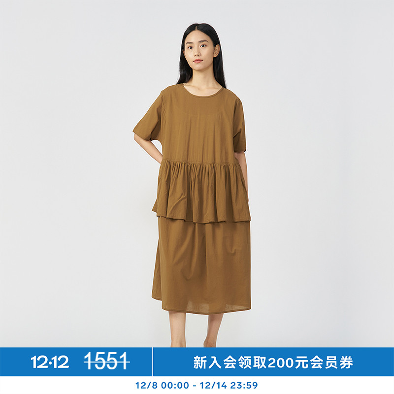 环保棉轻薄棉布连衣裙