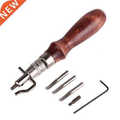 7 in 1 Multifunction DIY Leather craft Groover Crease Wood