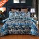 Duvet Double Jacquard Set Euro Cover for Bed Weave Bedding