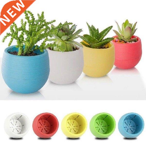 1PC Garden Supplies Plastic Flower Pot Succulent Plant