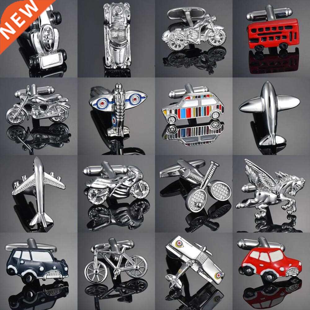 Novelty Vehicle Motorcycles/Bicycles/Racing/Cars cufflinks P