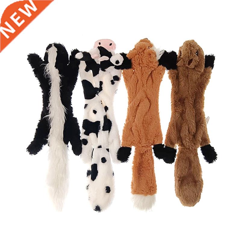 2022 New cute plush toys squeak pet wolf rabbit animal plush