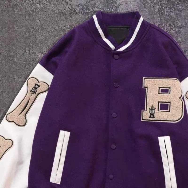 HARAJUKU BOMBER JACKETS WOMEN COAT MENS COUPLE BASEBALL JAC