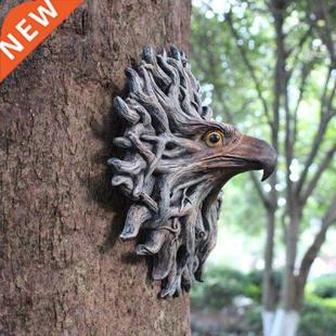 Eagle Wall DIY Hanging Carved Shaped Decoration Craft Head