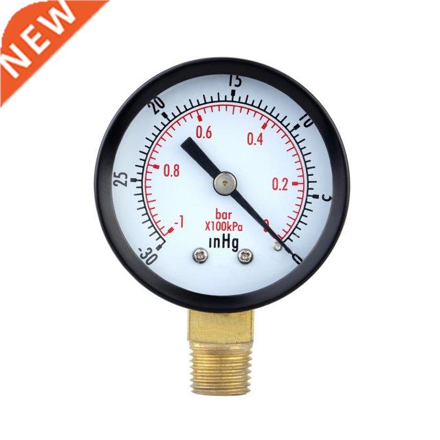 TS-50-1+1 0~-30inHg 0~-1Bar Pressure Gauge Vacuum Gauge Man