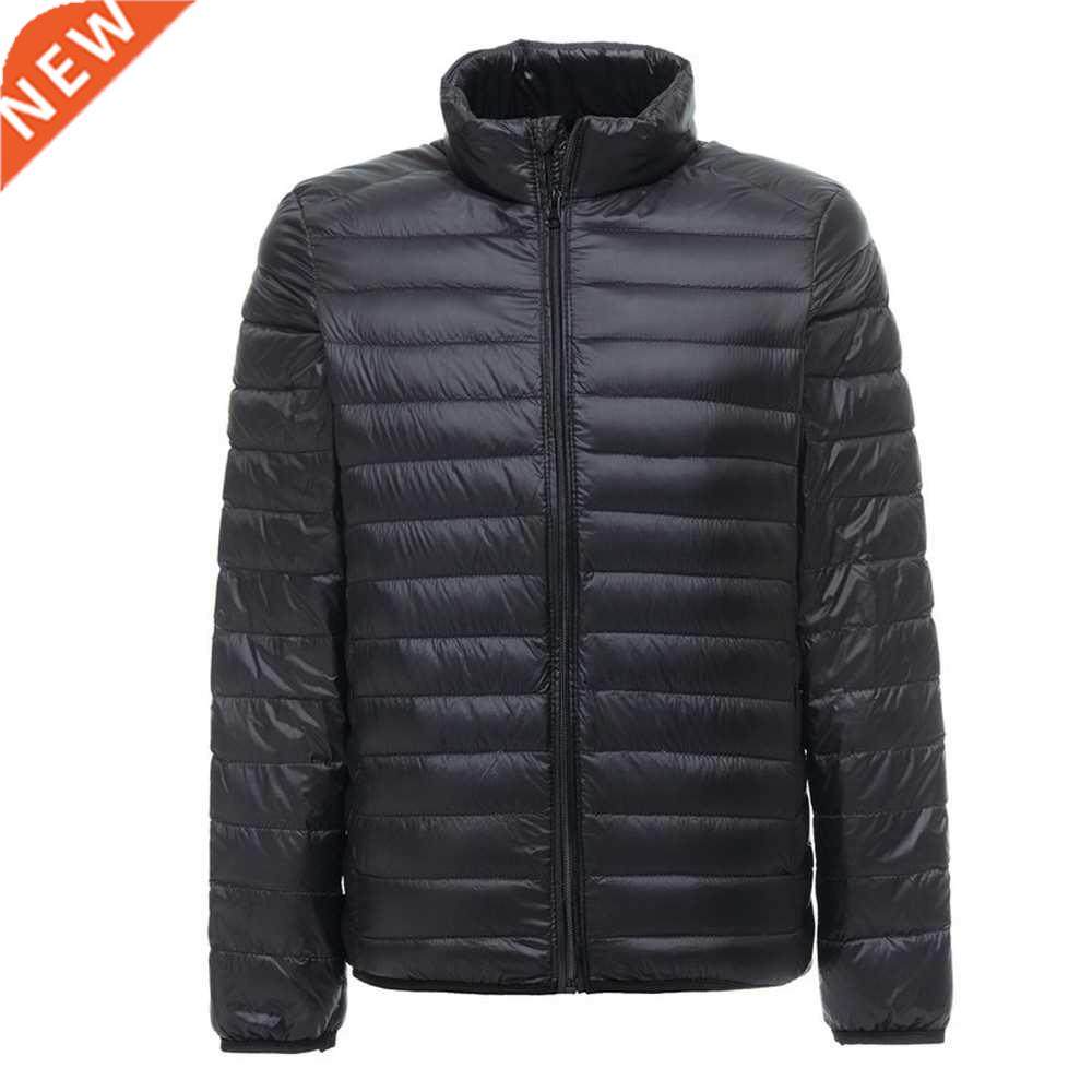 2021 new mens ultralight jacket casual autumn winter white d