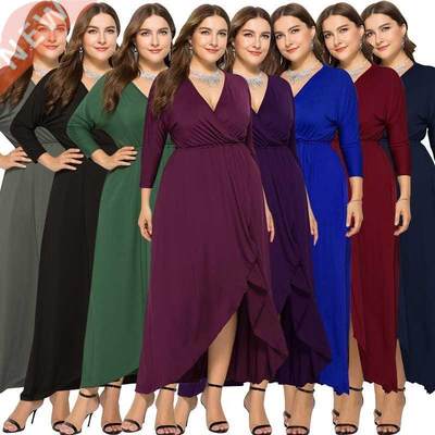 autumn winter long sleeve club pty Dress Women plus size