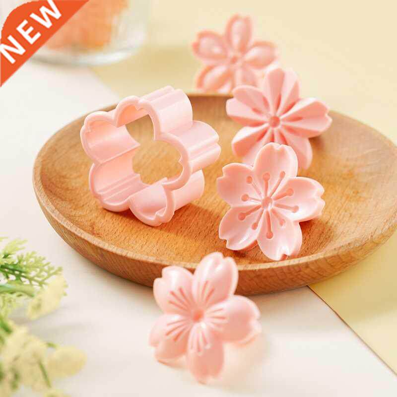 5pcs/set Sakura Cookie Mold Stamp Biscuit Cutter Cherry Blos怎么看?