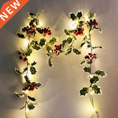 Artificial Christmas Garland with Spruce Cypress Pinecones R