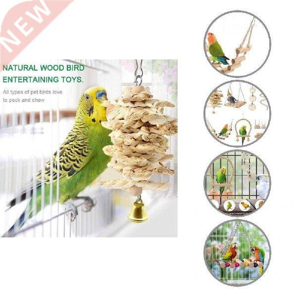 Unique Design Widely Applied Parrot Hammock Bell Cage Toy