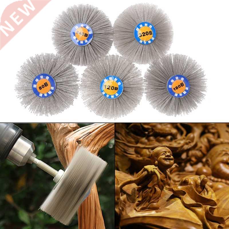 Deburring Abrasive Alumina Wire Brush Flower Head Polish Gri