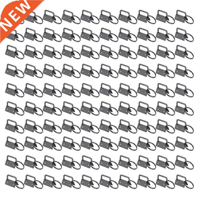 100 PCS Wristlet Hardware, 1 Inch Key Fob Hardware for Keych