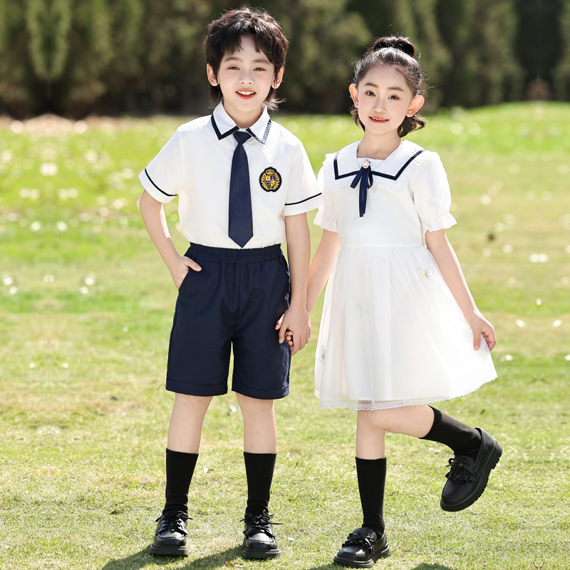 六一儿童节演出服大合唱诗歌朗诵小学生表演服幼儿园毕业班服夏季