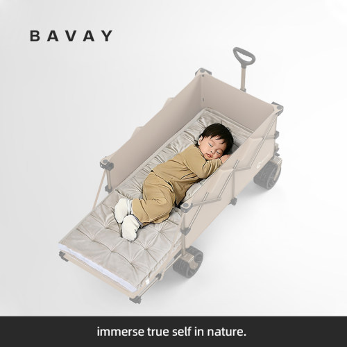 bavay北欢露营车垫野营手推车户外折叠推车棉垫加厚配件儿童可躺