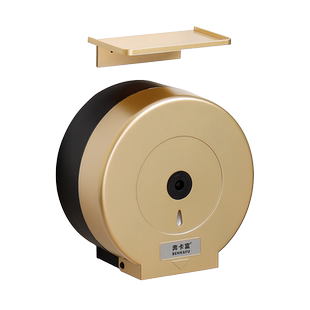 酒店大卷纸盒壁挂式卫生间大盘纸厕纸盒免打孔厕所大盘纸巾手纸盒